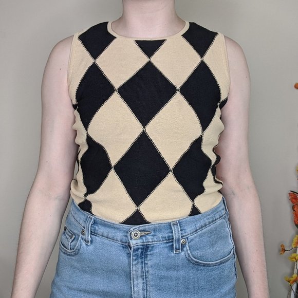 Vintage Argyle Sweater Vest - Picture 1 of 2
